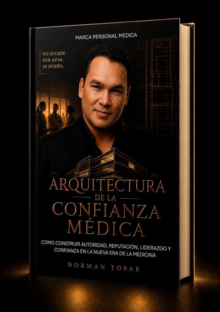Mockup del libro Arquitectura de la Confianza Médica